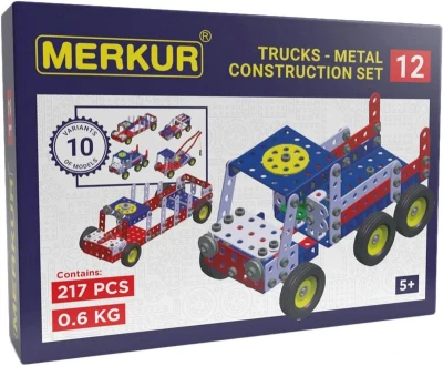 Merkur M 012 Odtahové vozidlo 217 dílků KOVOVÁ (stavebnice)