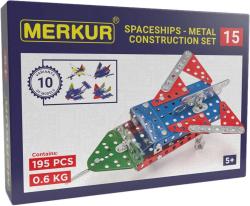 Merkur M 015 Raketoplán 195 dílků KOVOVÁ (stavebnice) Merkur M 015 Raketoplán 195 dílků KOVOVÁ (stavebnice)