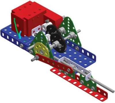 Merkur M 2.1 Elektromotor na baterie doplněk KOVOVÁ (stavebnice)