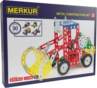 Merkur M3 Veľká sada 273 dielikov KOVOVÁ (stavebnica) Merkur M3 Veľká sada 273 dielikov KOVOVÁ (stavebnica)