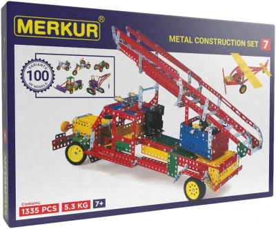 Merkur M7 Velká sada 1335 dílků KOVOVÁ (stavebnice)