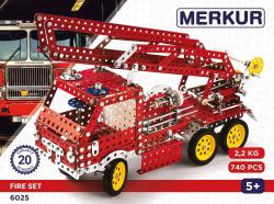 Merkur Požární technika 740 dílků KOVOVÁ (stavebnice)