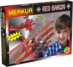 Merkur Red Baron 40 modelů 680 dílků KOVOVÁ (stavebnice)