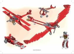 Merkur Red Baron 40 modelů 680 dílků KOVOVÁ (stavebnice)