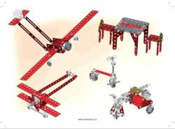 Merkur Red Baron 40 modelů 680 dílků KOVOVÁ (stavebnice)