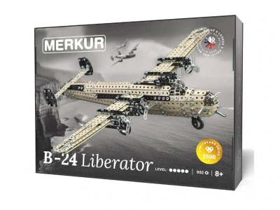 Merkur Stavebnice kovová Bombardér B-24 Liberato