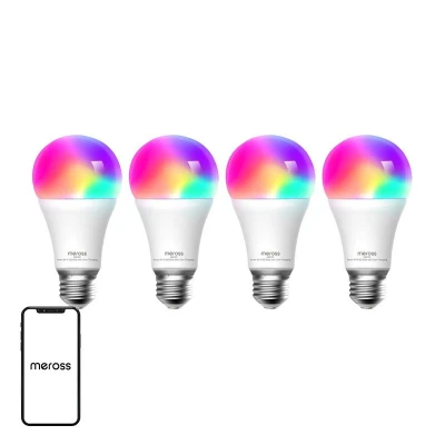 Meross Chytrá LED žárovka MSL120 WiFi (HomeKit) (čtyřbalení) Meross Chytrá LED žárovka MSL120 WiFi (HomeKit) (čtyřbalení)