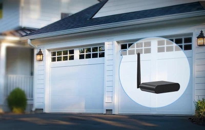 Meross MSG200HK (HomeKit) černý chytrý spínač garážových vrat