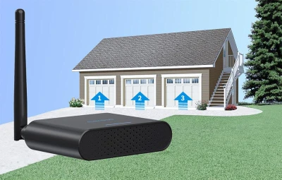 Meross MSG200HK (HomeKit) černý chytrý spínač garážových vrat