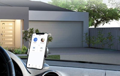 Meross MSG200HK (HomeKit) černý chytrý spínač garážových vrat