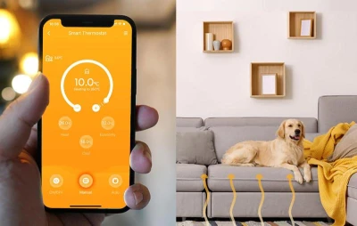 Meross Chytrý Wi-Fi termostat MTS200BHK(EU) (HomeKit)