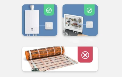 Meross Chytrý Wi-Fi termostat MTS200BHK(EU) (HomeKit)