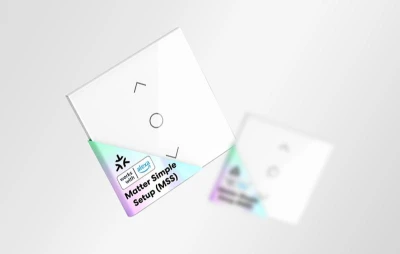 Meross MRS100MA(EU) Matter bílý WiFi spínač pro žaluzie