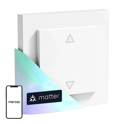Meross MRS105MA-EU WiFi inteligentní roletový spínač (Matter) Meross MRS105MA-EU WiFi inteligentní roletový spínač (Matter)