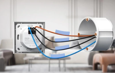 Meross MRS105MA-EU WiFi inteligentní roletový spínač (Matter)