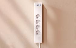 Meross MSP844(EU) chytrá rychlonabíjecí lišta, 4 zásuvky + 2x USB-A + 2x USB-C (Matter)