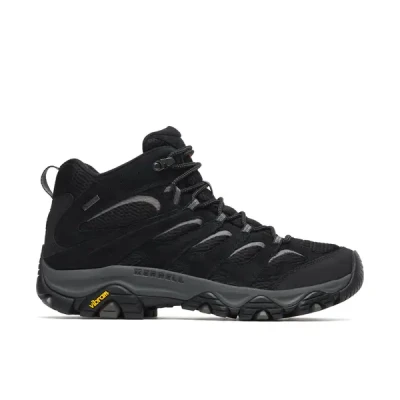 Merrell J036243 Moab 3 Mid Gtx Black/grey pánska outdoor obuv Merrell J036243 Moab 3 Mid Gtx Black/grey pánska outdoor obuv