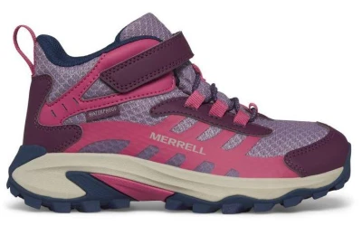 Merrell Mk167544 Moab Speed 2 Mid A/c Wtpf Berry dětské outdoorové boty Merrell Mk167544 Moab Speed 2 Mid A/c Wtpf Berry dětské outdoorové boty