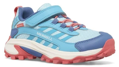 Merrell Mk167547 Moab Speed 2 Low A/c Wtpf Turq/coral dětské outdoorové boty Merrell Mk167547 Moab Speed 2 Low A/c Wtpf Turq/coral dětské outdoorové boty
