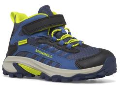 Merrell Mk267543 Moab Speed 2 Mid A/c Wtpf Navy/hi Viz dětské outdoor boty