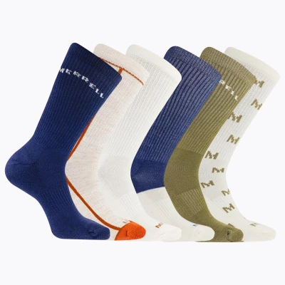 Merrell Ponožky Mea33694c6b2 Nvast Recycled Cushion Crew (6 Packs) Navy Assorted Merrell Ponožky Mea33694c6b2 Nvast Recycled Cushion Crew (6 Packs) Navy Assorted