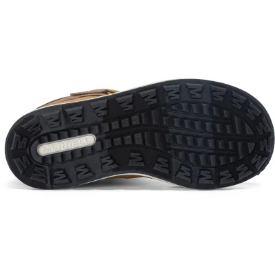Merrell Snow Bank 5.0 WTRPF K wheat/black dětské zimní boty