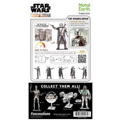 Luxusní ocelová stavebnice Prémiová řada STAR WARS Mandalorian - The Mandalorian ICX146