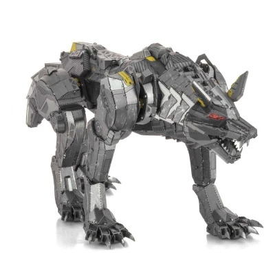 Metal Earth Luxusní ocelová stavebnice Kybernetický vlk