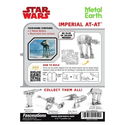 Metal Earth Luxusní ocelová stavebnice Star Wars AT-AT