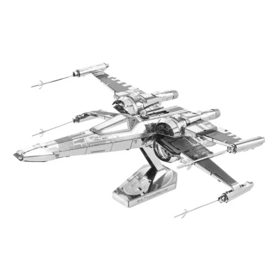 Metal Earth Luxusní ocelová stavebnice Star Wars EP 7 PD stíhačka X-Wing