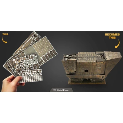 Metal Earth Luxusní ocelová stavebnice Star Wars Mandalorian - Jawa Sandcrawler™