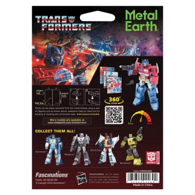Metal Earth Luxusní ocelová stavebnice Transformers Optimus Prime