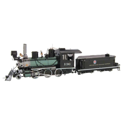 Metal Earth Luxusní ocelová stavebnice Wild West 2-6-0 Lokomotiva