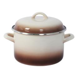 Metalac Hrnec + poklice pr.20cm 4l CAPUCCINO Metalac Hrnec + poklice pr.20cm 4l CAPUCCINO