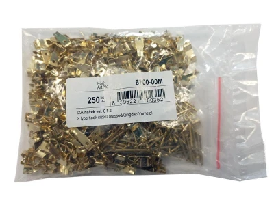 Metaltrade Háček IXA velikost 0 Ms (250ks)