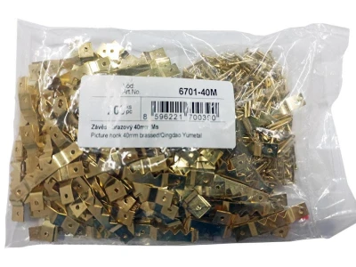 Metaltrade Závěs obrazový 40mm Ms (200ks)