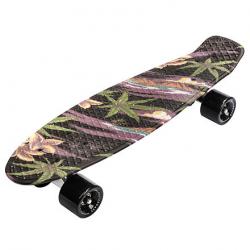 Meteor Flip Multi plastový skateboard černá Meteor Flip Multi plastový skateboard černá