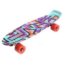Meteor Flip Multi plastový skateboard grafitti Meteor Flip Multi plastový skateboard grafitti
