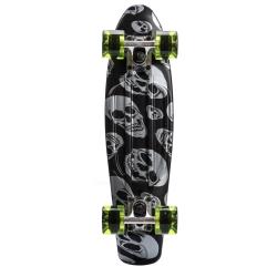 Meteor Flip Multi plastový skateboard lebky