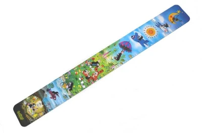 Metr dětský Krtek (krteček) nástěnný obrázkový 70-150cm tvrdý karton Metr dětský Krtek (krteček) nástěnný obrázkový 70-150cm tvrdý karton