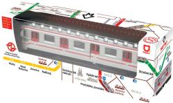 Metro MHD Praha kovové 16cm zpětný chod 1 vagon metra v krabici