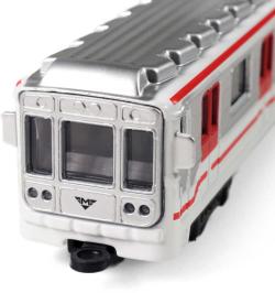 Metro MHD Praha kovové 16cm zpětný chod 1 vagon metra v krabici