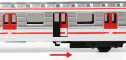 Metro MHD Praha kovové 16cm zpětný chod 1 vagon metra v krabici