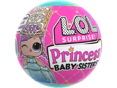MGA L.O.L. Surprise! Panenka princezna Baby Sisters s překvapením 8 druhů v kouli