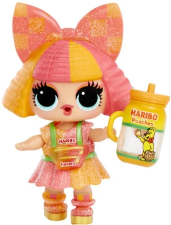 MGA L.O.L. Surprise! Loves Mini Sweets Haribo set panenka s překvapením válec