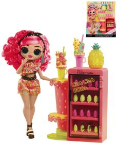 MGA L.O.L. Surprise! OMG Nehtové studio herní set s panenkou Pinky Pops MGA L.O.L. Surprise! OMG Nehtové studio herní set s panenkou Pinky Pops