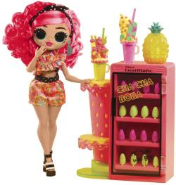 MGA L.O.L. Surprise! OMG Nehtové studio herní set s panenkou Pinky Pops