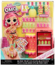 MGA L.O.L. Surprise! OMG Nehtové studio herní set s panenkou Pinky Pops