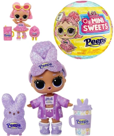MGA L.O.L. Surprise! Panenka Loves Peeps Mini Sweets 7 překvapení 2 druhy v kouli