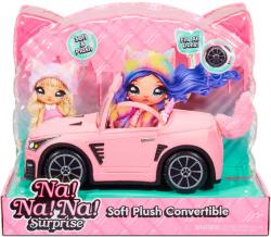 MGA Na! Na! Na! Surprise Stylový kabriolet autíčko soft textilní pro fashion panenku